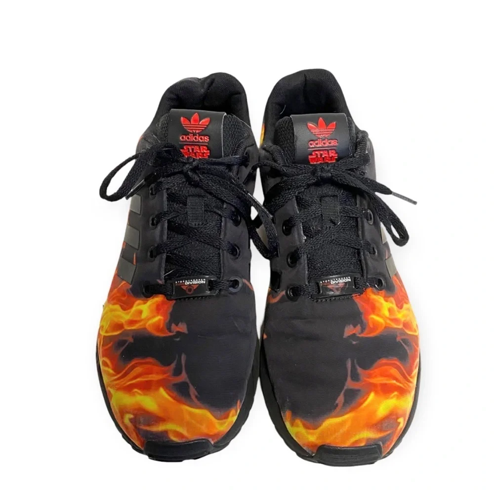 Adidas ZX Flux Torsion RARE Star Wars flames sneakers size 7